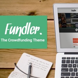 Fundler: A free (though premium) WordPress theme for crowdfunding sites