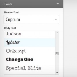 Elegant Themes: New Google Fonts option for some themes