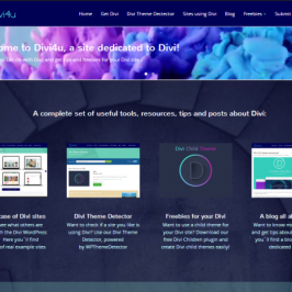 Divi4u: All about the Divi WordPress Theme